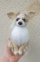 Amigurumi  Dekor Hund   Höhe circa 18 cm